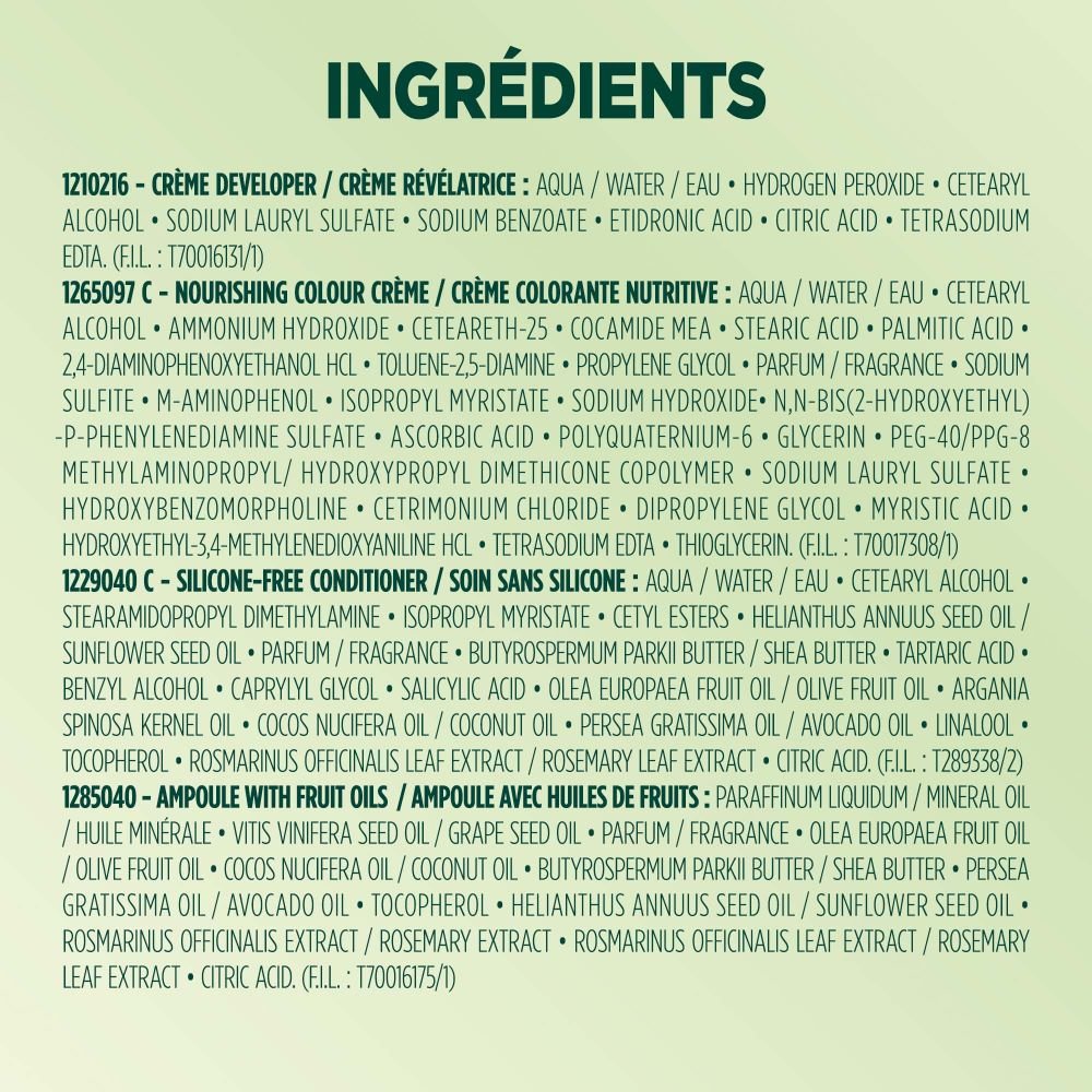 WFP 755029 ULTRA CREME 21 INGREDIENTS FR